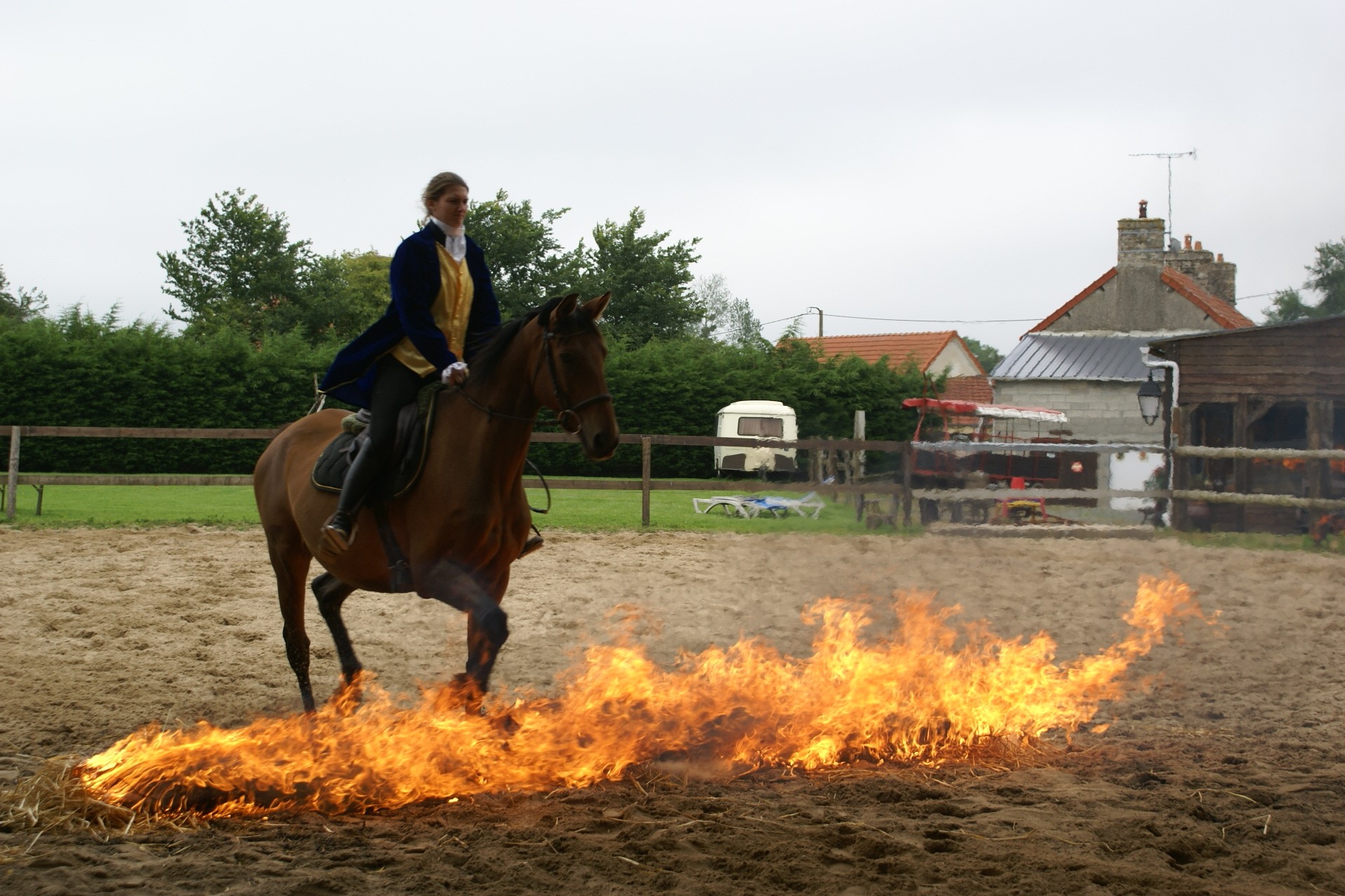 cours spectacle passage dans le feu