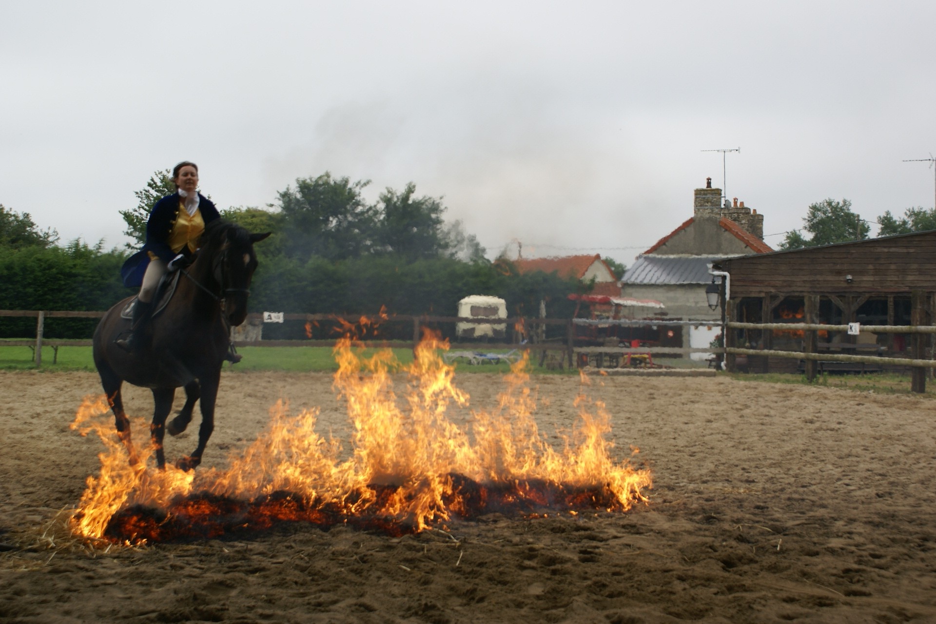 cours spectacle passage dans le feu