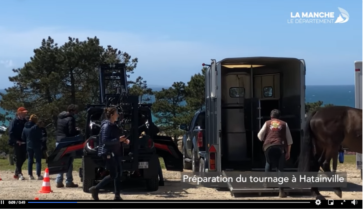 Notre Arrivée sur le lieux du tournage